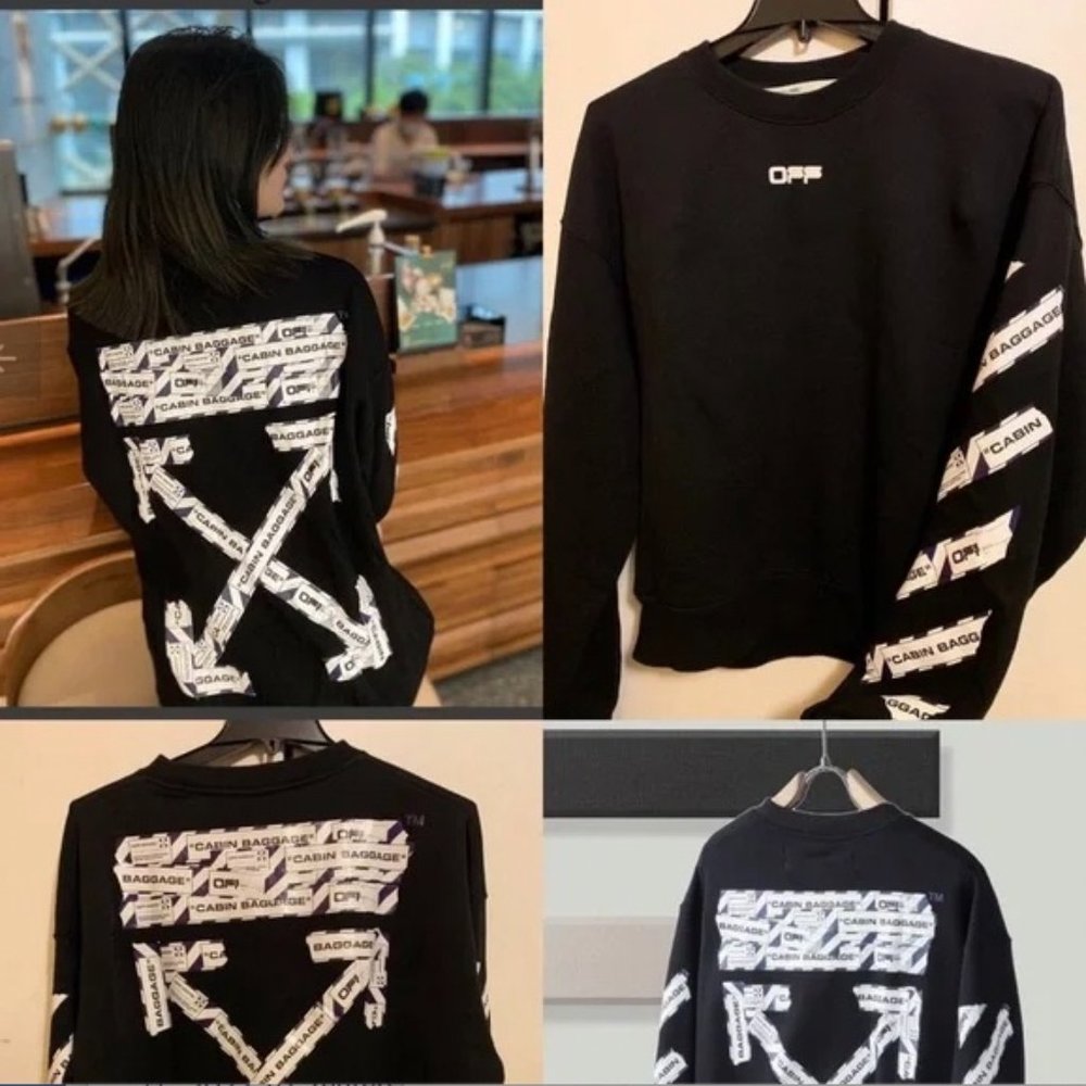 Off white airport sweatshirt
